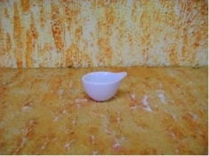 Foto Mini tigela 1c ostra de Porcelana ostra 3,4 x 6,0