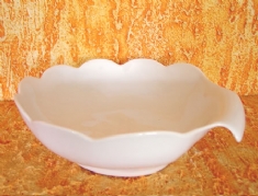 Foto Saladeira de Porcelana concha 2 lisa 