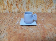 Foto Xcara de Porcelana anjo 1 para caf com pires