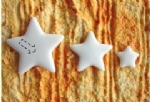 Foto Placa de Porcelana estrela 1   sem furo