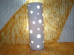 Foto vaso luminari  tubo de Porcelana 41,0 x 14,0 