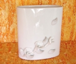 Foto Vaso de Porcelana Alagoas com miosotis    21,5 x 20,5 