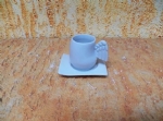 Foto Xícara de Porcelana anjo 1 para café com pires